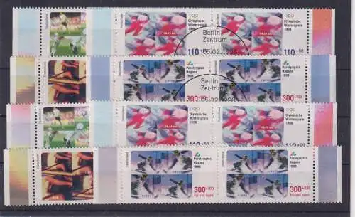 Bundesrep. Deutschland 1998 Nr 1968/71**/o in Paaren Postfrisch / **