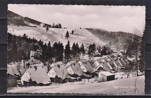 [Echtfotokarte schwarz/weiß] Bad Grund/ Harz
Hotel - Pension "Schönhofsblick " ... 