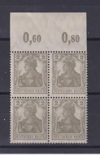Deutsches Reich 1918 Nr 102x** Postfrisch / **