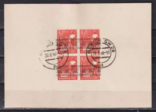 Berlin (West) 1948 Nr V38I(4) o Briefstück