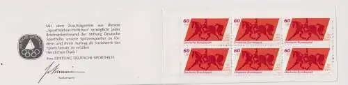 Bundesrep. Deutschland 1980 Nr 1047 PF I ** im MH Postfrisch / **
