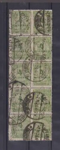 Deutsches Reich 1923 Nr 316AP(10) o Zentraler Rund / Vollstempel