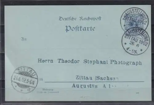 Deutsches Reich 1902 Nr P 40IAb o Sonderstempel