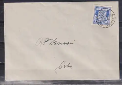 D.Bes.II.WK Kanalins. 1944 Nr 3 FDC Ersttagsstempel