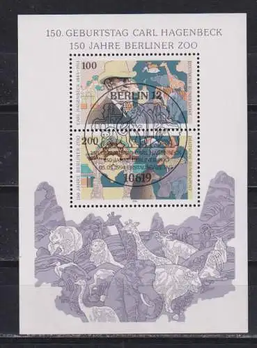 Bundesrep. Deutschland 1994 Nr Block 28 PF I ESSt Ersttagssonderstempel