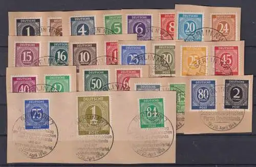 All. Bes. Gem.-Ausg. 1946 Nr 911/37 o Briefstück