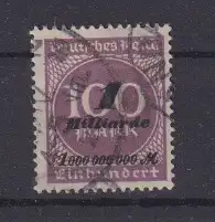 Deutsches Reich 1923 Nr 331b o Rundstempel (Datum und/oder Ort klar)
