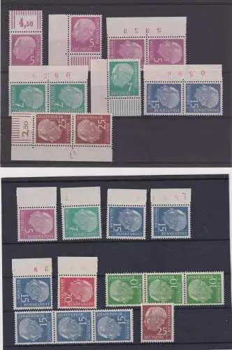 Bundesrep. Deutschland 1960 Nr 179y bis 186y** Postfrisch / **