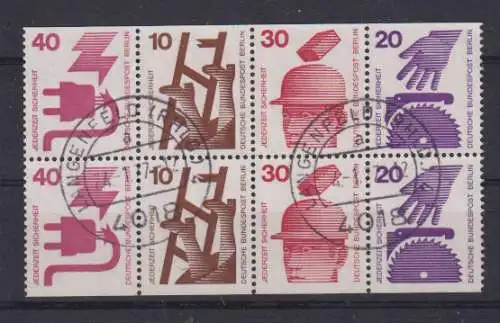 Berlin (West) 1974 Nr H-Blatt 17 o Zentraler Rund / Vollstempel