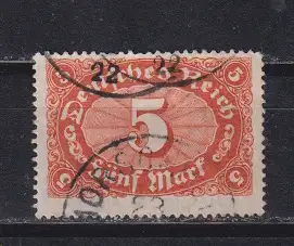 Deutsches Reich 1921 Nr 174b o gpr Rundstempel (Datum und/oder Ort klar)