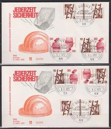 Bundesrep. Deutschland 1972 Nr W 29/WK 2 FDC Ersttagssonderstempel