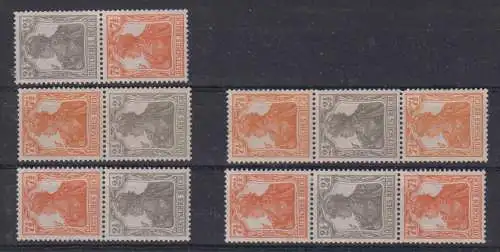 Deutsches Reich 1916 Nr S11-S14 ** Postfrisch / **