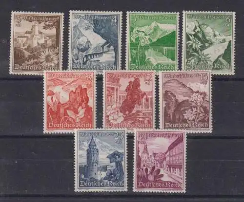 Deutsches Reich 1938 Nr 675/83 ** Postfrisch / **