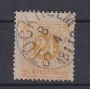 Schweden 1877 Nr 23B o Zentraler Rund / Vollstempel