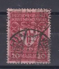 Deutsches Reich 1922 Nr 204b o Zentraler Rund / Vollstempel