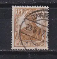 Deutsches Reich 1916 Nr 100b o Rundstempel (Datum und/oder Ort klar)