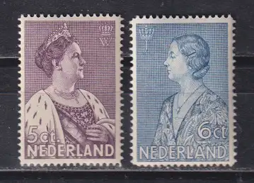 Niederlande 1934 Nr 272/73** Postfrisch / **