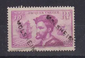 Frankreich 1934 Nr 292 Not-o Zentraler Rund / Vollstempel