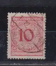 Deutsches Reich 1923 Nr 340F o Zentraler Rund / Vollstempel