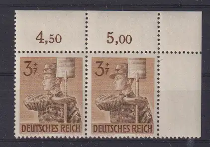 Deutsches Reich 1943 Nr 850 PF I ** Postfrisch / **