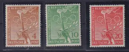 Berlin (West) 1952 Nr 88/90** Postfrisch / **