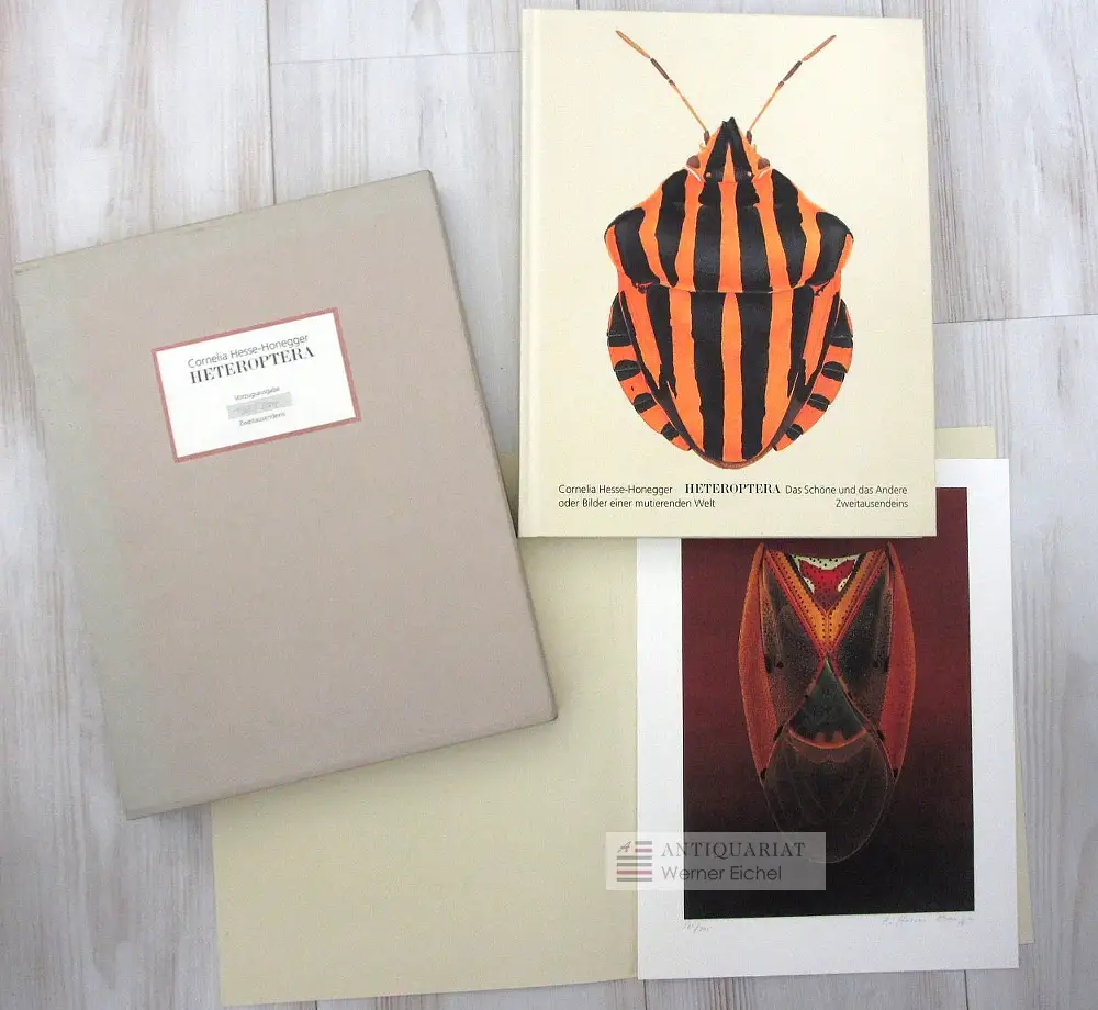 Cornelia Hesse-Honegger, Heteroptera. Das Schöne und das Andere oder Bilder einer mutierenden Welt - signiert und limitiert - Vorzugsausgabe mit Beilage 0