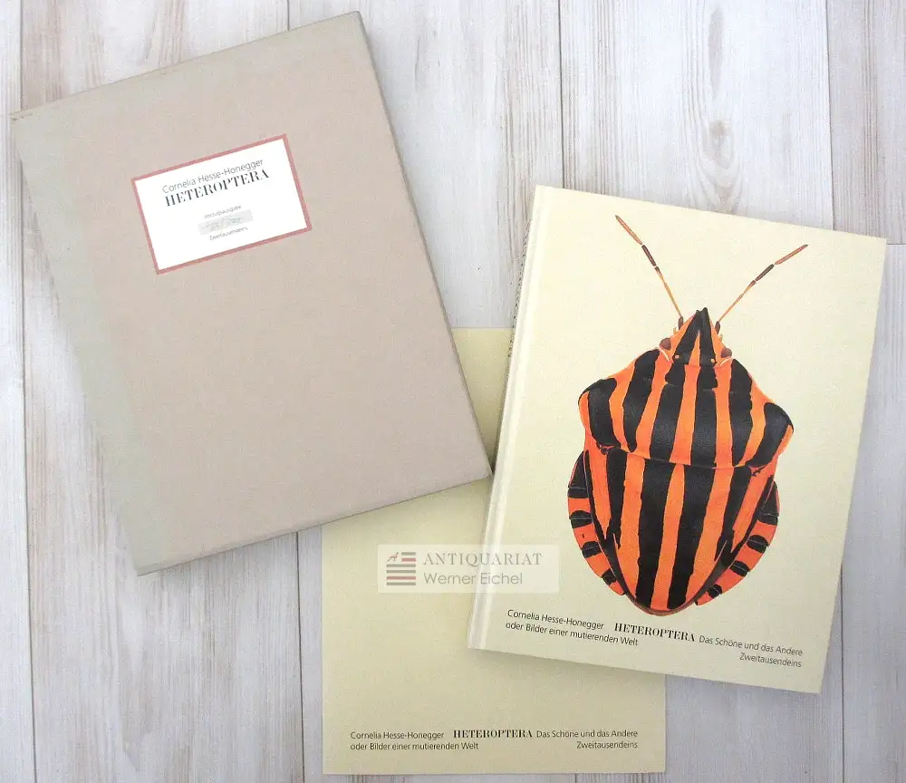 Cornelia Hesse-Honegger, Heteroptera. Das Schöne und das Andere oder Bilder einer mutierenden Welt - signiert und limitiert - Vorzugsausgabe mit Beilage 1