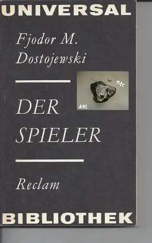 Heft: Der Spieler, Dostojewski Fjodor M., Reclam