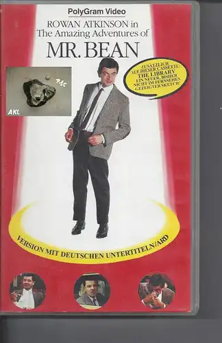 Mr. Bean, The amazing adventues of Mr. Bean, VHS