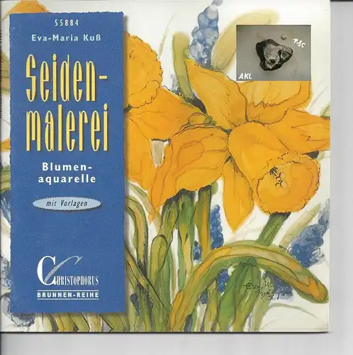 Seidenmalerei, Blumenaquarelle, Eva Maria Kuß, basteln