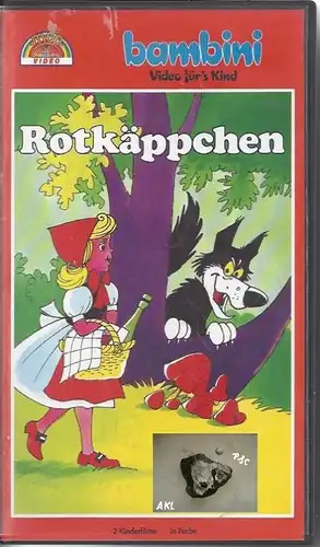 Rotkäppchen, bambini, VHS