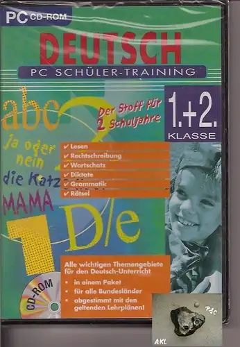 Deutsch PC Schüler Training, 1 und 2 Klasse, CD-Rom