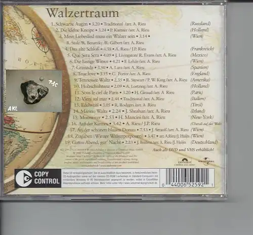 Andre Rieu, Walzertraum, CD