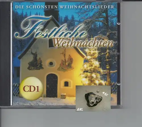 Festliche Weihnachten, die schönsten Weihnachtslieder, CD