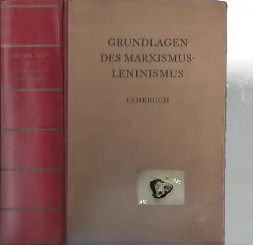 Grundlagen des Marxismus-Leninismus, Lehrbuch, Dietz Verlag