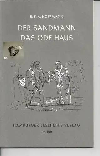 Das Sandmann, Das öde Haus, E. T. A. Hoffmann, Hamburger Lesehefte