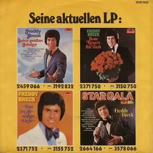 Breck, Freddy - Von der Nachtigal hab' ich das Jodeln gelernt