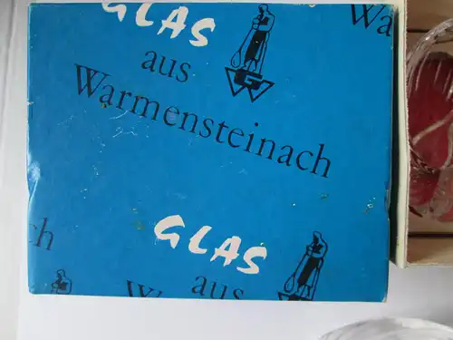 2 kleine Glasschwäne Warmensteinach für Salz/ Pfeffer/ Senf 60-70 iger Jahren