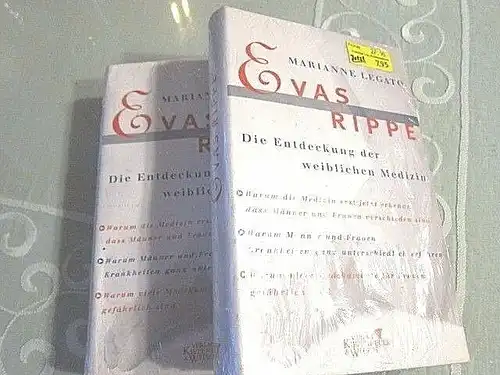 Dr. Marianne Legato: "Evas Rippe"die Entdeckung der Weiblichen Medizin, OVP/NEU