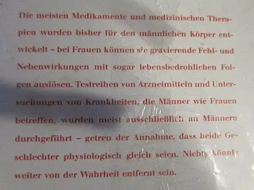 Dr. Marianne Legato: "Evas Rippe"die Entdeckung der Weiblichen Medizin, OVP/NEU