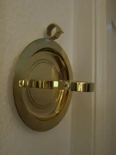 PARTYLITE 1 Wandkerzenhalter Teelicht- Kerzenhalter Messing gold für Glaseinsatz