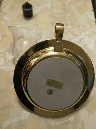 PARTYLITE 1 Wandkerzenhalter Teelicht- Kerzenhalter Messing gold für Glaseinsatz