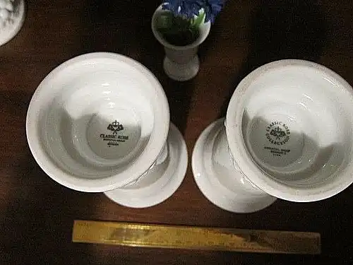 Rosenthal "MARIA" weiss white, 2 x  Vasen vases, mittelgroß, 14 cm, wie NEU