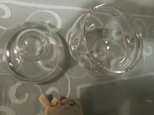 JENAER GLAS 1 x Knoblauchdose Ingwerdose Potpourridose ( 6 Luftlöcher ) & Deckel