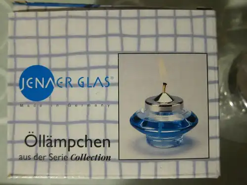 JENAER GLAS "Collection " 1 x Öllämpchen Öllampe Duftlampe Glas & Edelstahl No.1