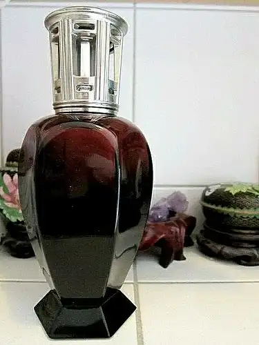 LAMPE BERGER Duftlampe Flacon " Athena amethyste " Silber 3589 ( Version 2010 )