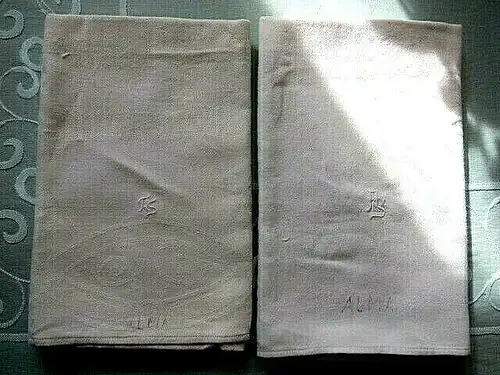 Geschirrtuch "Sich regen bringt Segen & Fürchte dich nicht-glaube nur" AS Leinen