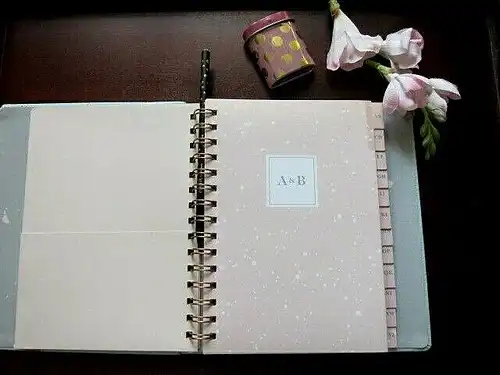 FRINGE Adressbuch Address Book, ZOETZL Bleistift Swarovski, Dose mint rosa GOLD