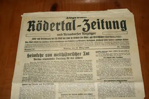 (A20) Zeitung 1940