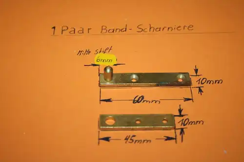 Bandscharniere 1 Paar